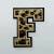 Patch it! | Design 101 | Letter: F | iron-on | 6,2x5 cm | leopard