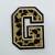 Patch it! | Design 101 | Letter: G | iron-on | 6,2x4,7 cm | leopard