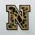 Patch it! | Design 101 | Letter: N | iron-on | 6,2x6,1 cm | leopard