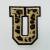 Patch it! | Design 101 | Buchstabe: U | aufbügelbar | 6,2x5,1 cm | Leopard