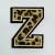 Patch it! | Design 101 | Letter: Z | iron-on | 6,2x5 cm | leopard