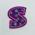 Patch it! | Design 102 | Letter: S | iron-on | 4x3,5 cm | violet