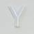 Patch it! | Design 104 | Letter: Y | iron-on | 4x3,2 cm | white