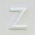Patch it! | Design 104 | Letter: Z | iron-on | 4x3 cm | white