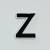 Patch it! | Design 106 | Buchstabe: Z | aufbügelbar | 4x3 cm | schwarz