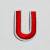 Patch it! | Design 108 | Letter: U | iron-on | 4x3 cm | red