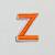 Patch it! | Design 109 | Buchstabe: Z | aufbügelbar | 4x3 cm | orange