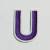 Patch it! | Design 110 | Letter: U | iron-on | 4x3 cm | lilac