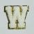 Patch it! | Design 113 | Letter: W | iron-on | 6x6,3 cm | white