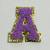 Patch it! | Design 114 | Letter: A | iron-on | 6x5,5 cm | violet