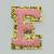 Patch it! | Design 115 | Letter: E | iron-on | 6x4,3 cm | pink