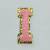 Patch it! | Design 115 | Buchstabe: I | aufbügelbar | 6x2,5 cm | rosa