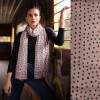 Soft Shadow Dots (Double Gauze flat) - ECO - Soft Mocha 