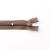Invisible zipper | non-separating | 3 mm coil | truffle | 60 cm
