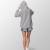 REMNANTS | 110 cm | Organic French Terry - GOTS - grey