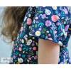 RESTSTÜCK | 110 cm | Peanuts® - Sea of Flowers - GOTS