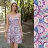 RESTSTÜCK | 110 cm | Vintage Vibes (Viscose-Lycra) - ECO - flieder