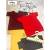 REMNANTS | 120 cm | Organic Jersey - GOTS - red