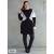 RESTSTÜCK | 130 cm | Bio French Terry - GOTS - schwarz