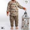 RESTSTÜCK | 130 cm | REMNANTS | 130 cm | Jeanslook (French Terry) - GOTS - moss-green