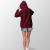 RESTSTÜCK | 140 cm | REMNANTS | 140 cm | Organic French Terry - GOTS - dark-bordeaux