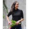 RESTSTÜCK | 150 cm | Jersey uni mit TENCEL™ Modal Micro - schwarz