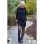 REMNANTS | 160 cm | Organic Interlock-Jersey - GOTS - black