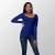 RESTSTÜCK | 170 cm | Bio Jersey - GOTS - royal blau