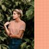 RESTSTÜCK | 170 cm | Raster (TENCEL®) - peach
