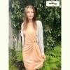 RESTSTÜCK | 170 cm | Raster (TENCEL®) - peach