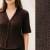 RESTSTÜCK | 180 cm | Dusty Cotton (Musselin Dirty Wash) - ECO - Dark Mocha