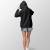 RESTSTÜCK | 50 cm | REMNANTS | 50 cm | Organic French Terry - GOTS - black
