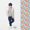 RESTSTÜCK | 50 cm | Peanuts® - PEACE LOVE EARTH - GOTS