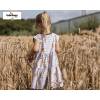 RESTSTÜCK | 60 cm | Eiscreme Raster - GOTS