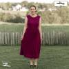 RESTSTÜCK | 60 cm | Jersey uni mit TENCEL™ Modal Micro - dunkel-bordeaux
