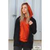 REMNANTS | 70 cm | Organic Single-Piqué - GOTS - black