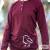 RESTSTÜCK | 80 cm | Bio Jersey - GOTS - dunkel-bordeaux