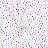 REMNANTS | 80 cm | Falling Drops  (poplin) - ECO - red