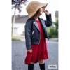 REMNANTS | 80 cm | Jersey uni with TENCEL™ Modal Micro - cherry red