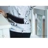 REMNANTS | 90 cm | Organic French Terry - GOTS - black