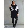 REMNANTS | 90 cm | Organic French Terry - GOTS - black