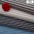 RESTSTÜCK | 90 cm | Bio Streifen-Jersey (10/3mm) - GOTS - hellgrau/weiß