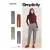 Schnittmuster Simplicity S9376 Misses Pull-on Trousers Gr. U5 (16-18-20-22-24)