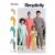 Schnittmuster Simplicity S9455 Misses, Mens and Childrens Knit Pants and Top Gr. A (XS - L / XS - XL)