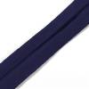 Bias binding, cotton, 40/20mm, navy blue, 30m