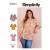 Simplicity Schnittmuster Damen Bluse #9334.BB Gr. 46-54