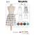 Simplicity Schnittmuster Damen Glockenrock #8211.R5 Gr. 40-48