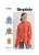 Simplicity Schnittmuster Damen Hemdblusen mit Mieder + Volantsaum Kurz- und Langarm #9821.H5 Gr. 32-40