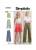 Simplicity Schnittmuster Damen Hose / Shorts #9923.Y5 Gr. 44-52