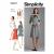 Simplicity Schnittmuster Damen Kleid #9371.F5 Gr. 44-52